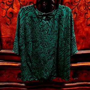 cAbi animal print blouse